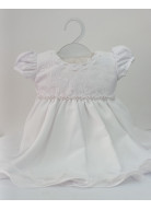 VESTIDO BRANCO BATIZADO TAM. M E G